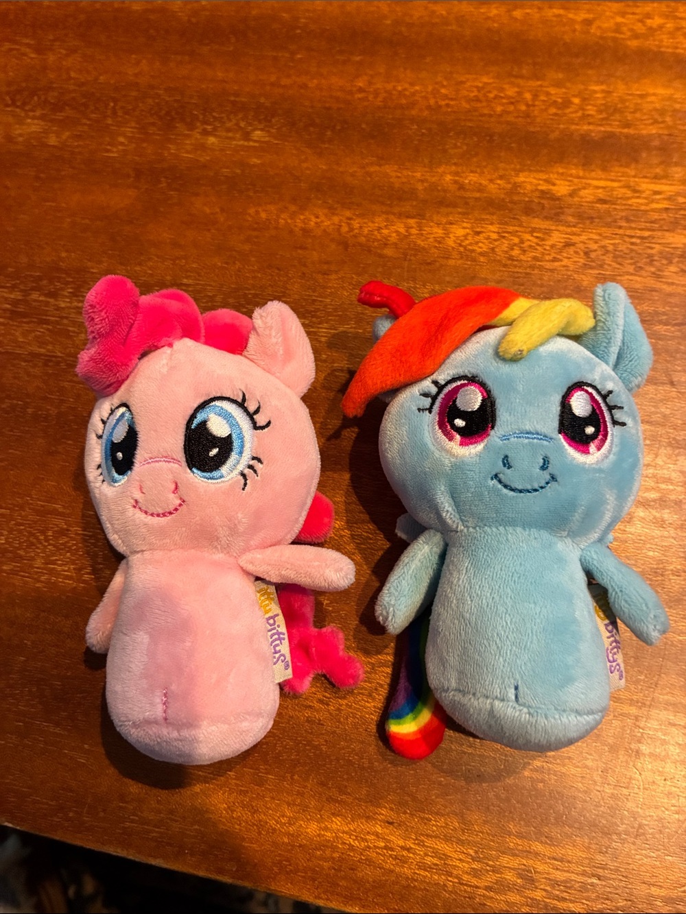 Hallmark Itty Bittys My Little Pony in pink and rainbow